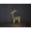 CHRISTMAS DECORATION - LED REINDEER 105 CM IRIDESCENT