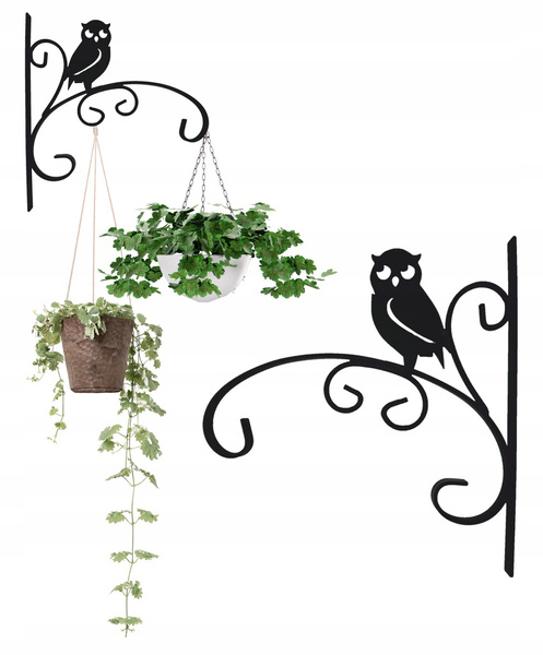Hanger for flowerpot "OWL" 30 x 28 CM