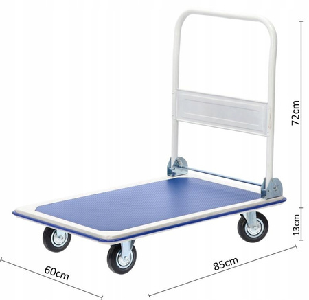 WÓZEK PLATFORMOWY 91,5 x 61,5 x 86 cm UDŹWIG: 300 KG *2811
