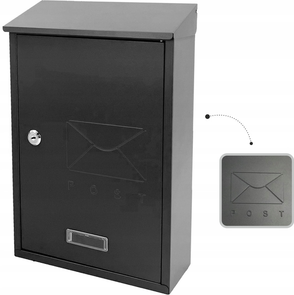 LETTERBOX "IBIS" 37.8 X 25 X 10 CM