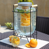 JAR 8L WITH METAL LID, TAP AND FRUIT/ICE CONTAINER