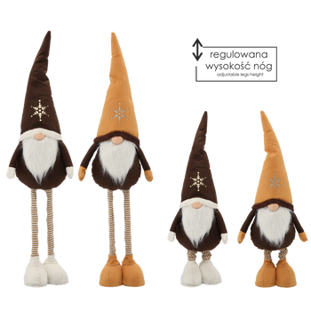 VÁNOČNÍ SKŘÍTEK S TELESKOPICKÝMI NOHAMI 70-95 CM MIX BARVY *6712