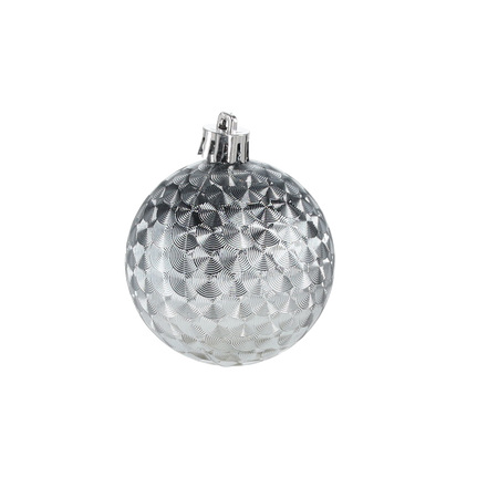 KPL. 24 BOMBEK 6 CM OLIVOVÝ/MEĎOVÝ/GRAPHITOVÝ MIX VZORŮ *7269