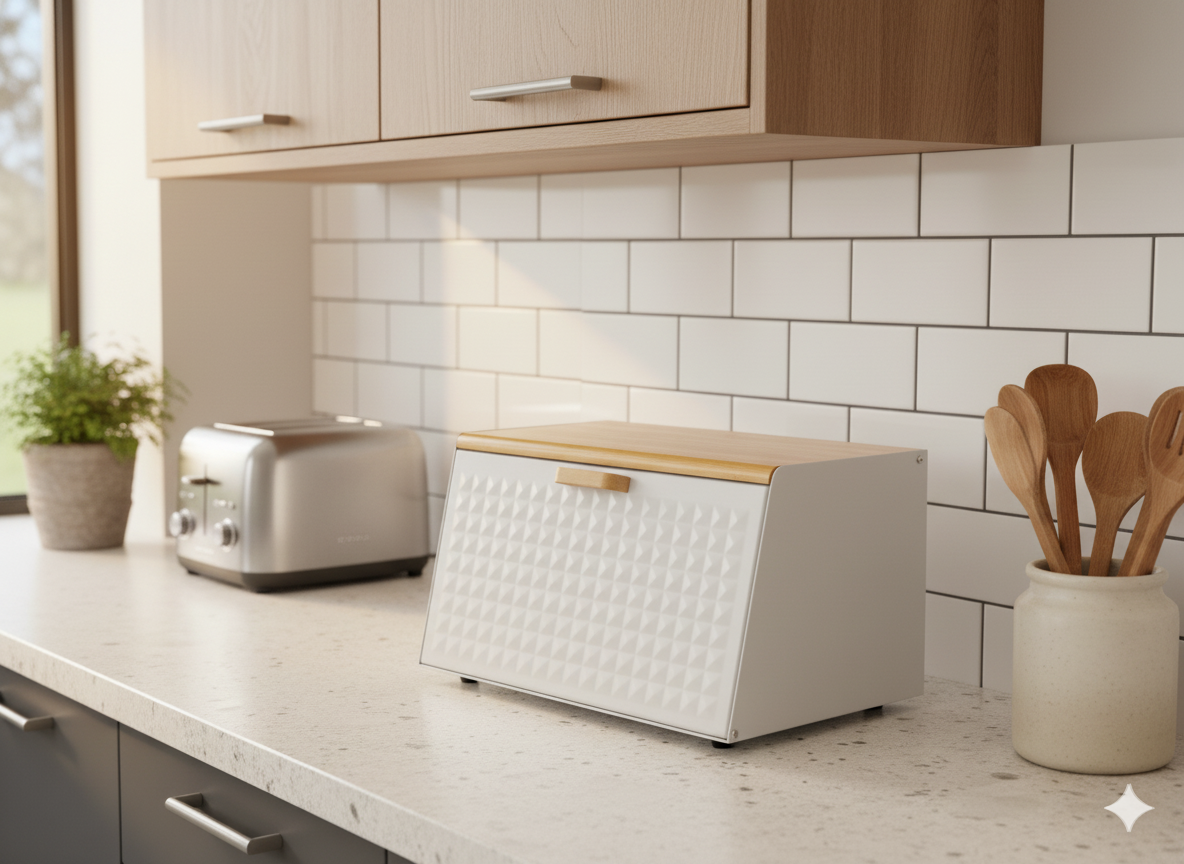 CHLEBAK HIBISCO - EMALIOWANY Z POKRYWĄ BAMBUSOWĄ 35,5 x 17 x 19,5 CM CZARNY pol_pl_CHLEBAK-HIBISCO-EMALIOWANY-Z-POKRYWA-BAMBUSOWA-35-5-x-17-x-19-5-CM-CZARNY-8879-4656_6