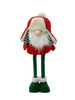 HOLIDAY GNOME WITH ADJUSTABLE LEGS 30 - 48 CM RED - GREEN