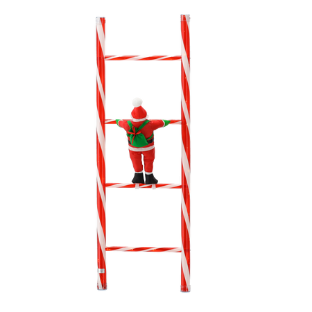 MIKULÁŠ NA REBRÍKU 41 x 4 x 121 CM LED *7731