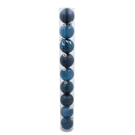 KPL. 9 BOMBEK ÎN TUB 6 CM GRANAT / BEJ AUR *3931