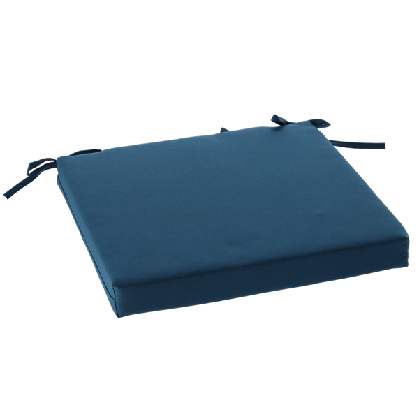 PODUSZKA NA KRZESŁO 40 x 40 x 5 CM NIEBIESKA