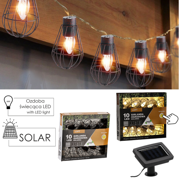 SOLAR LIGHT 10 LED