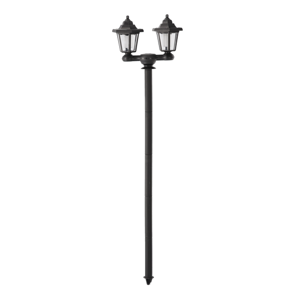 SOLÁRNA LAMPA 27,5 x 12,5 x 152 CM 3W1 LAMPION/NÁSTENNÉ LED STUDENÁ BIELA *6131