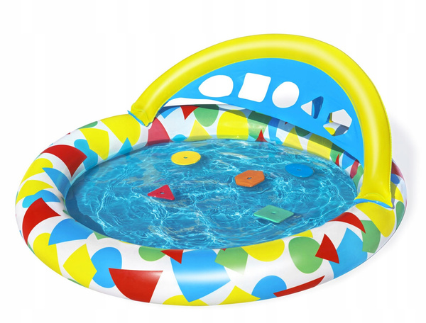ZÁBAVNÝ ZAHRADNÍ BAZÉN S STÍNĚNÍM SPLASH A LEARN 120 X 117 X 46 CM *3906