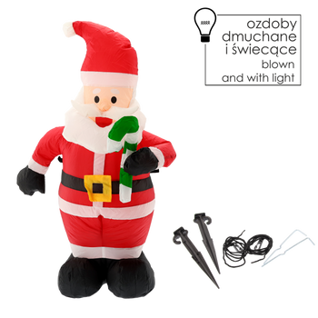 FÚKANÝ SVÄTÝ MIKOLOJ LED 120 CM *8747