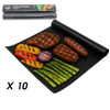 KPL.10 MAT TEFLONOWYCH DO PIECZENIA NA GRILLU 40 CM X 33 CM