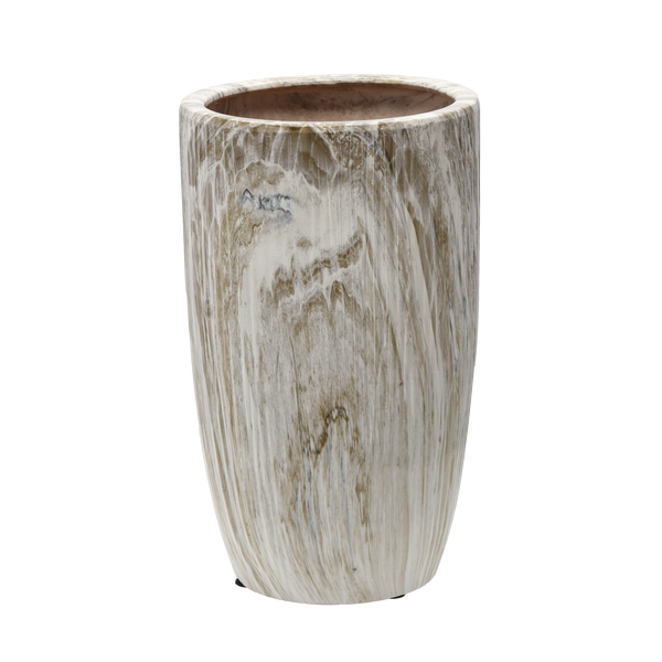 COVERTURA DIN CERAMICĂ PENTRU GHIVECI 24 x 24 x 40 CM DECORATĂ *2411