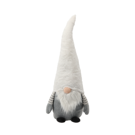 ŚWIĄTECZNY SKRZAT 70 CM BIAŁO - SZARY *9520
