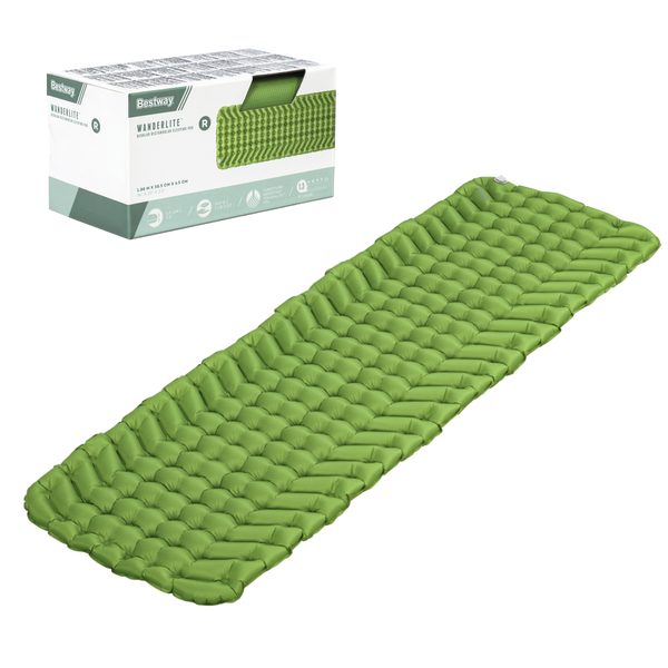 Bestway 74" x 23" x 2.5"/1.88m x 58.5cm x 6.5cm WanderLite Regular Rectangular Sleeping Pad