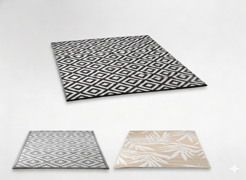 MATA NA TARAS 180 X 240 CM MIX WZORÓW disp=9szt