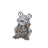 Záhradná figurka - žaba so svietiacimi očami 14 x 12 x 18,5 CM LED bal=4ks *7942