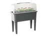 GREENHOUSE TABLE WITH LID 76 x 38 x 83 CM GREY
