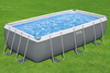 RÁMOVÝ BAZÉN 4,04m x 2,01m x 1m (BAZÉN, FILTRAČNÍ PUMPA, ŽEBŘÍK) *6158