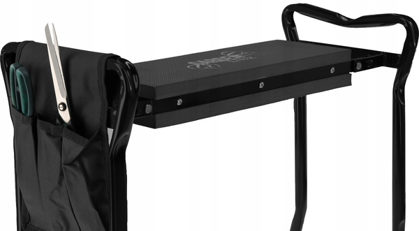 GARDEN KNEELER STOOL BLACK 59 x 27,5 x 49CM