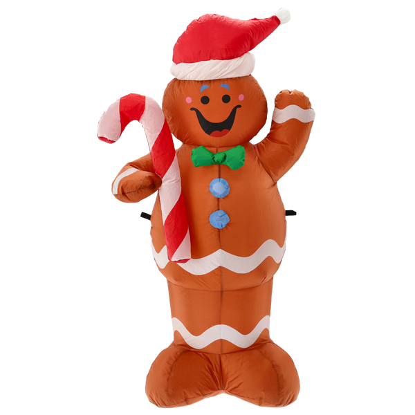 INFLATABLE GINGERBREAD MAN LED