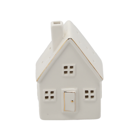 FIGURKA BOŽÍHO HODCRNÍKA - KERAMICKÝ DOMEK 9,7 X 6,8 X 14,2 CM LED balení=2ks *1216