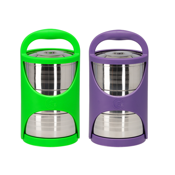 3-PIECE STAINLESS STEEL MESS TIN 14.5 X 23 CM