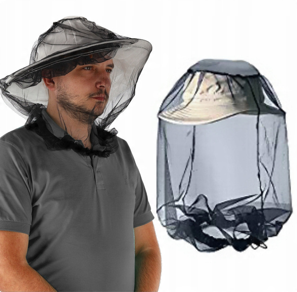 SIATKA NA KAPELUSZ PSZCZELARSKI/MOSKITIERA 57 x 57 CM *7846