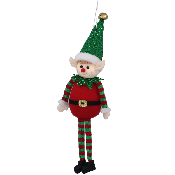 DECORAȚIUNE DE BRAD - ELF MIX DE CULORI 10 x 28 CM ambalaj=6buc *8532