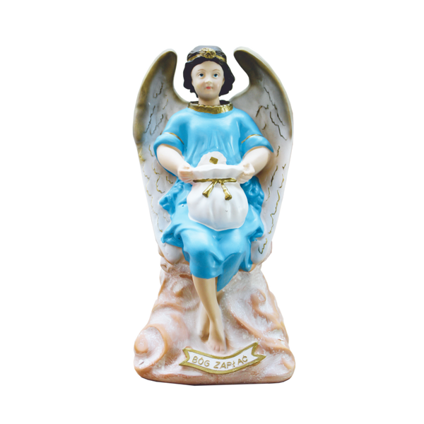 FIGURA ANIOŁ SKARBONKA 38 CM polyresin *1131