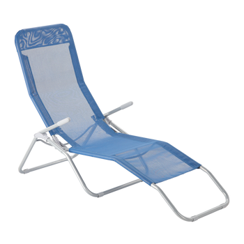 GARDEN LOUNGER BLUE 189x57x30/H96 cm *7198