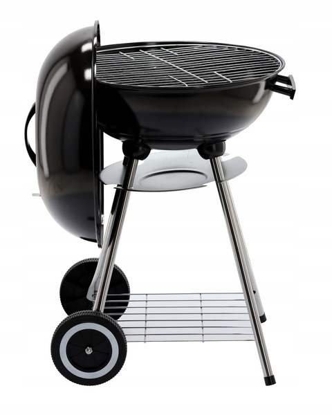 KETTLE CHARCOAL GRILL WITH LID AND WHEELS 46 x 44 x 71 CM