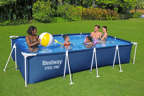 Piscină cadru 400 cm x 211 cm x 81 cm (PISCINĂ, POMPĂ DE FILTRARE) 