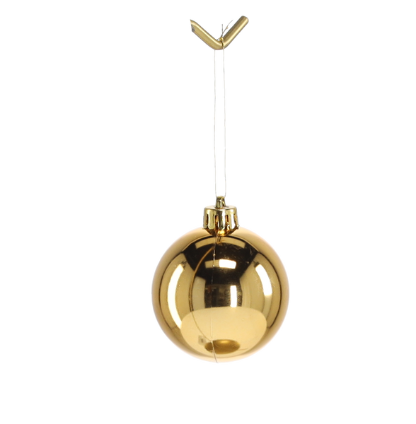 SET OF 23 BAUBLES RED/GOLD/SILVER