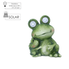 ZAHRADNÍ FIGURKA - ŽABA S LED SVÍTÍCÍMI OČIMA 13 x 9,5 x 16,5 CM balení=4ks *7829