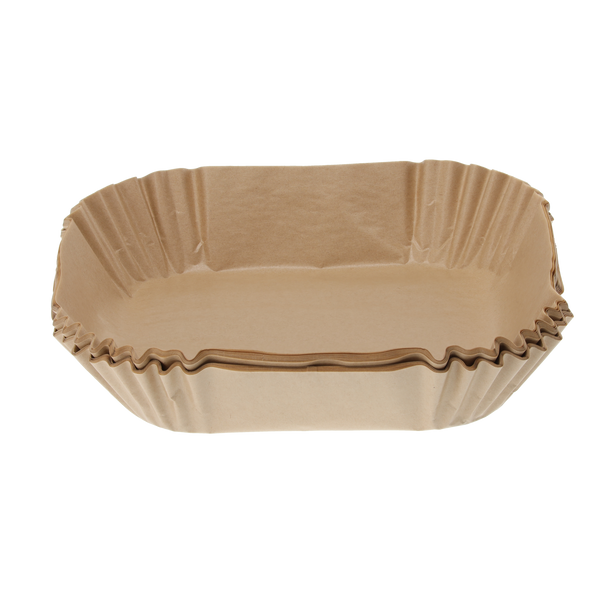 SET OF 50 PAPER LINERS FOR AIR FRYER SQUARE 16 X 4,5 CM
