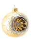 BOMBKA SZKLANA ZŁOTA 8 CM *6167