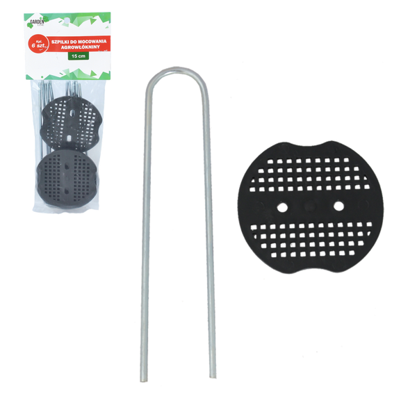 SET 6 PIȘTOLE DE 15 CM PENTRU ANCORAREA AGROTEXTILULUI *6577