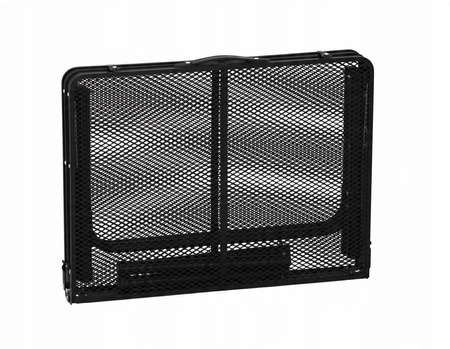 SKLADACÍ TURISTICKÝ STOL ČIERNY 90 x 60 x 40/70 CM *8425