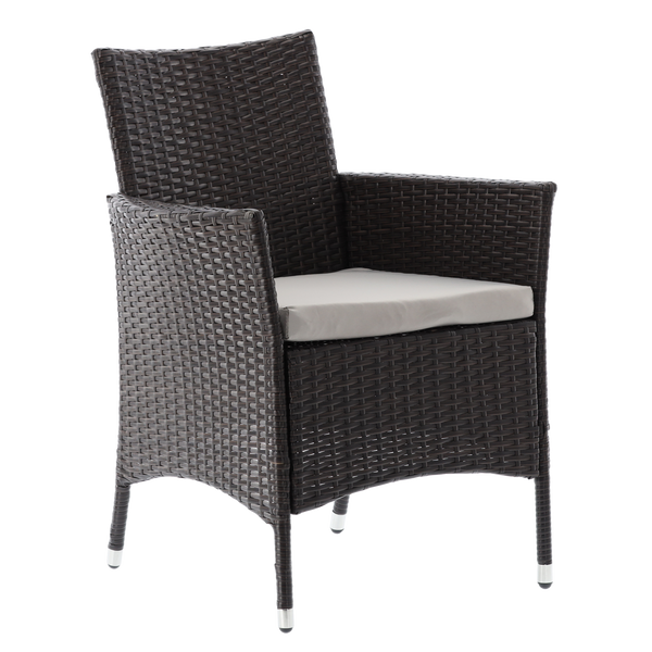 SETS DE MOBILIER PENTRU GRADINĂ / 8 SCAUNE + MASĂ MARE / MARO + BEJ *3654