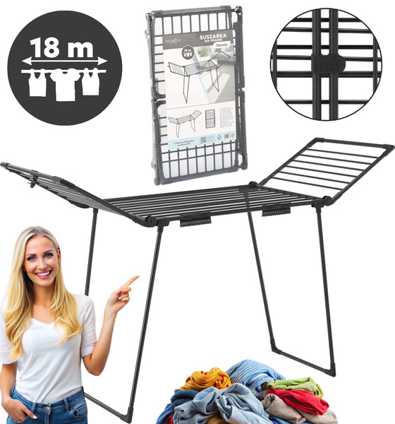 USCATURĂ PENTRU RÂNDURI CU DOUĂ MÂNERI PENTRU ȘOSETE ''RENATA'' 174 x 61 x 106 CM *7581