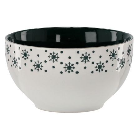 CERAMIC BOWL 550 ML "CHRISTMAS" PACK=4PCS
