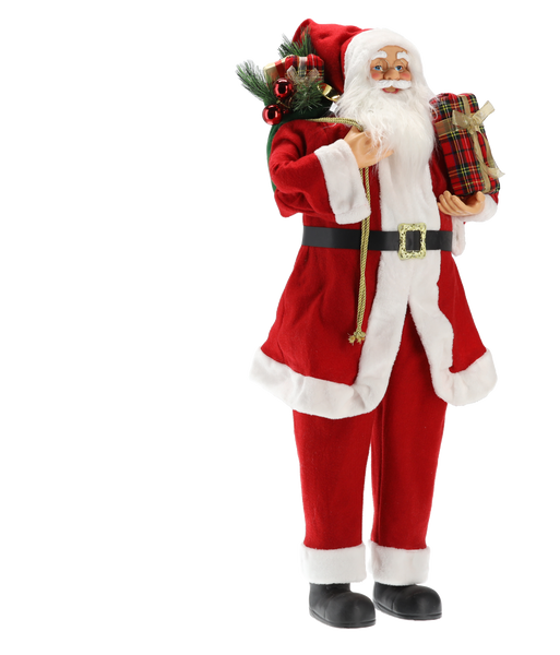 CHRISTMAS FIGURE - STANDING SANTA 90 CM