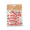 SET OF 12 CHRISTMAS ORNAMENTS CANDY CANE 12 CM