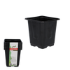 SET OF 9 PLASTIC POTS 9 X 9 X 10 CM