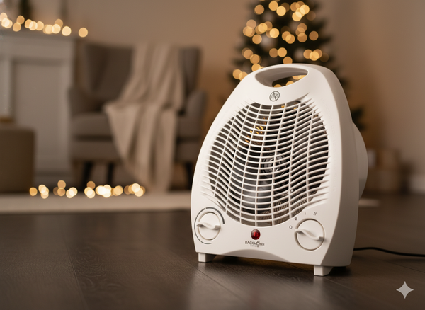 ELEKTRICKÝ TEPELNÝ VENTILÁTOR / TOPNÝ ČASŤ S BEZPEČNOSTNÝM VYPNIČOM BIELY 2000W 