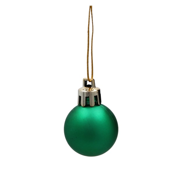 SET OF 72 CHRISTMAS BAUBLES MIX OF COLORS 3 CM