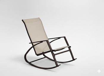 Scaun de grădină suspendat - maro - 60x104x95 CM *3859