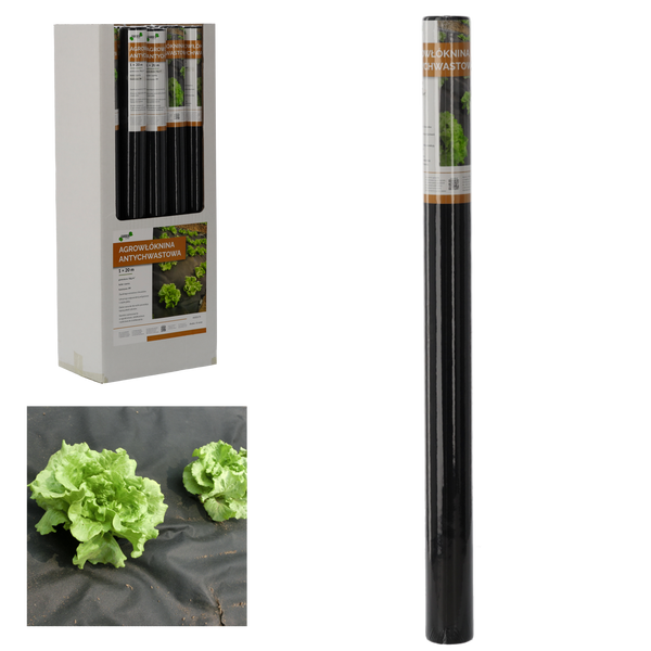 AGROTEXTILĂ ANTI-IENI 1 x 20 M NEAGRĂ 50g disp=15buc *2173